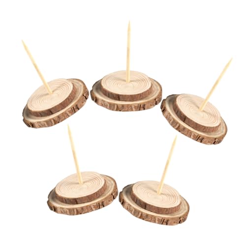 BUGUUYO 5stücke Teiliges Weihnachtsbaumständer Aus Holz Durchmesser Stabiler Baumhalter Für Künstliche Weihnachtsbäume Natürlicher Look Für Festliche Dekorationen