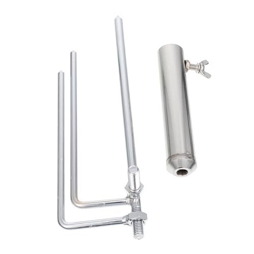 NOLITOY Edelstahl Sonnenschirmhalter Sandanker für Strand und Garten Robuster Erdspieß zur Sicheren Fixierung von Schirmen bei Wind Vielseitiger Outdoor Schirmständer für Angler und