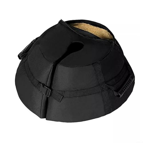 HEIBTENY Rund Schirmständer Schirmhalter Sonnenschirmständer Für Ampelschirm 600D Schwerer Gewichtstasche Schirmbasis Sandsack Für Garten Terrasse Strand 46 Cm(No shovel)