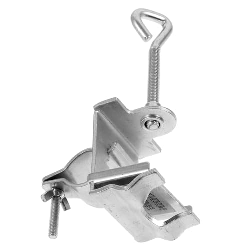 TOYANDONA Regenschirm-Clip-Halter Schirmständer im Freien Regenschirme Stand großer Regenschirm Schirmhalter aus Edelstahl Sonnenschirmhalter für den Garten Schirmhalterung Eisen Silber