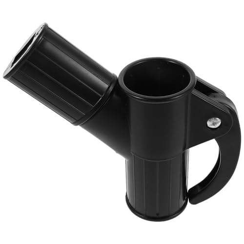 PAMINGONO Hebegriff für Sonnenschirm Verstellbarer Kurbelgriff aus UV Beständigem Material Ersatzteil für Terrassen und Ampelschirme Schwarz Wetterfest für Garten und Strand