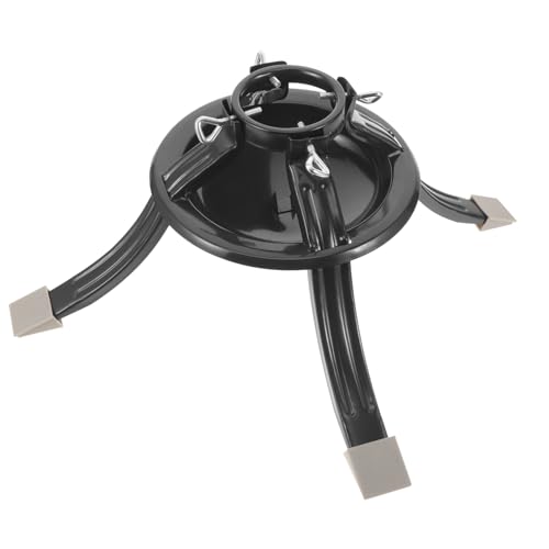 OUNONA Metall Weihnachtsbaumständer Rund Basis Christbaumhalter Für Echtbaum Zuhause Kleiner Weihnachtsbaumständer Einfach Montierbar Langlebig Sicher