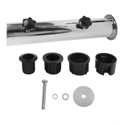Oniissy Robuster Schirmständer aus Granit mit verstellbaren PVC-Hülsen für winddichten Außenbereich, kompatibel mit verschiedenen Oberflächen wie Zement, Holz und Marmor