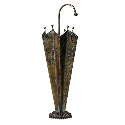 XAXIAOZ Schirmständer im Vintage-Stil für den Innenbereich, rostfreier Halter, Lagerregal für Home-Office-Hotel-Dekor