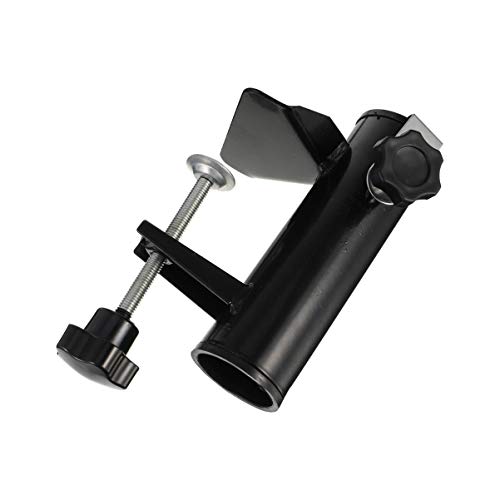 Happyyami Halterung Stützständer Für Sonnenschirme Regenschirm Mit Festem Clip Sonnenschirmhalter Für Das Deck Klemme Für Stuhlschirmklemme Draussen Geländer Stahl