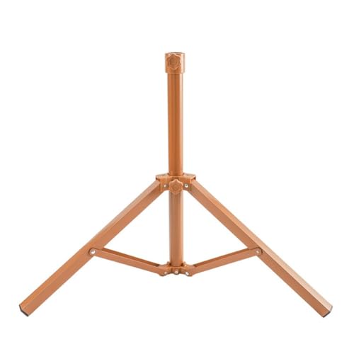 FACAIIO Sonnenschirmständer für den Außenbereich, faltbarer Sonnenschirm-Ankerstände r, Strand, Garten, Events, Metall, tragbarer Regenschirmhalter, für Orange