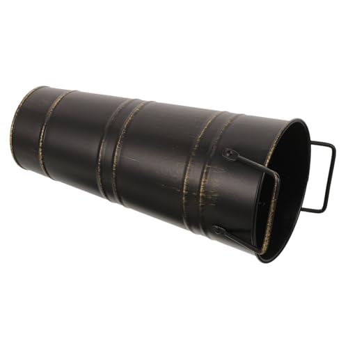 Vintage Metall Schirmständer - Stilvoller Regenschirm-Aufbewahrungs eimer & Halter für Home Office Veranda - Elegantes Metallvasen-Design für den Innenbereich