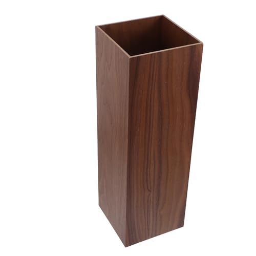 MAGICLULU Holz Schirmständer Regenschirmhalter aus Robustem Holz mit Abnehmbarer Ablage für Eingang Flur Platzsparend
