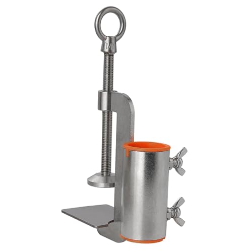 F Fityle Schirmklemme, Schirmständer-Clip, robuster Schirmhalter aus Edelstahl, Sonnenschirm-Clip für Terrassen- und Gartenstühle, Kaliber 26mm