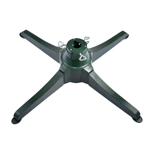 Weihnachtsbaumständer: Elektrisch drehbare Basis, wiederaufladbar, motorisiert, automatischer Drehteller, Drehung 360 Grad alle 70 Sekunden, Plattform für die Einrichtung künstlicher Präsentation im