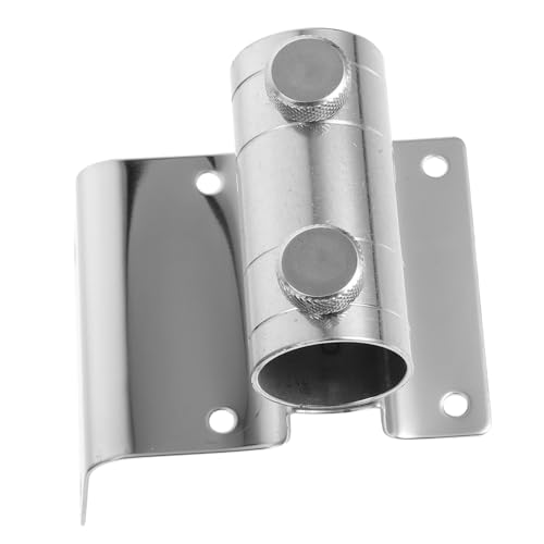 Gadpiparty Edelstahl Sonnenschirmhalterung Schirmständer Mit Stabilem Halt Und Montagezubehör Für Terrasse Balkon Garten