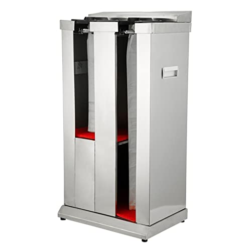 Automatische Nassschirmverpackungsmasc hine, Edelstahl Hotel Eingang Schirmständer mit 200 Regenschirmbeuteln, Doppelschirm Wrapper