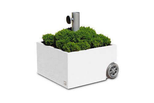 XXD Weiss mit Rollen Flowerpower o810