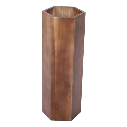 Regenschirmhalter aus Holz im Retro-Stil, stilvoller Schirmständer für den Eingangsbereich, Vintage-Holzfass-Design für Tür und Gehstöcke, perfekt für Heimdekoration