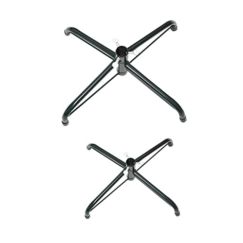 Alipis 2st Christbaumständer Gefälschter Weihnachtsbaumständer Gefälschter Baumständer Pole Klappständer Weihnachtsbaum Halterung Weihnachtsbaum Unterstützung Zubehör Metall Haushalt