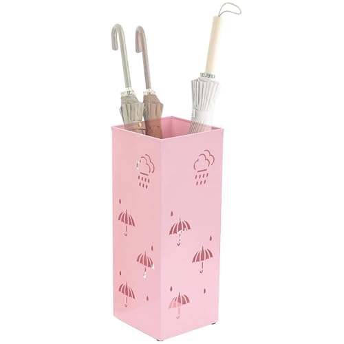 GJMSSMY Schirmständer aus Edelstahl 304, Organizer für den Eingangsbereich im geometrischen Design, stilvoller Schirmhalter für Spazierstöcke, langlebige, Moderne Aufbewahrungslösung für S