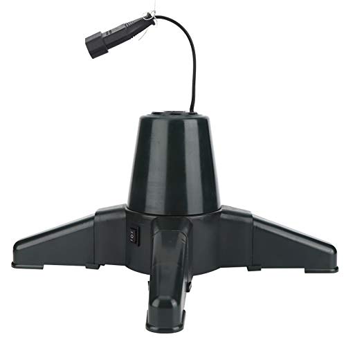 ERYUE Weihnachtsbaumständer, Drehbare Basis, Elektrische 360-Grad-Stütze, Regaldekorationen für Zuhause, Kunststoffmaterial, für 1,8–2,1 M Große Bäume (40CM)