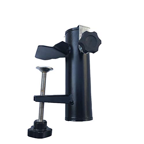 Stecto Sonnenschirmhalter Balkon, Sonnenschirm, Halterung Sonnenschirm, aus robustem Stahl, quadratische Pfosten, einfach zu installieren, 19-38 mm