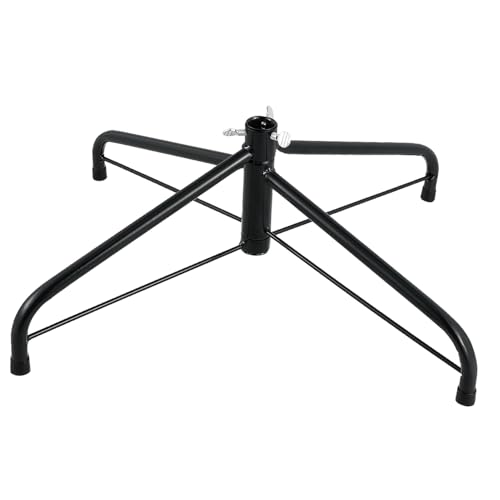 BCOATH Weihnachtsbaumständer aus Robustem Metall Faltbar Stabiler Christbaumständer für Künstliche Bäume bis Stangen Installieren und Vielseitig Nutzbar