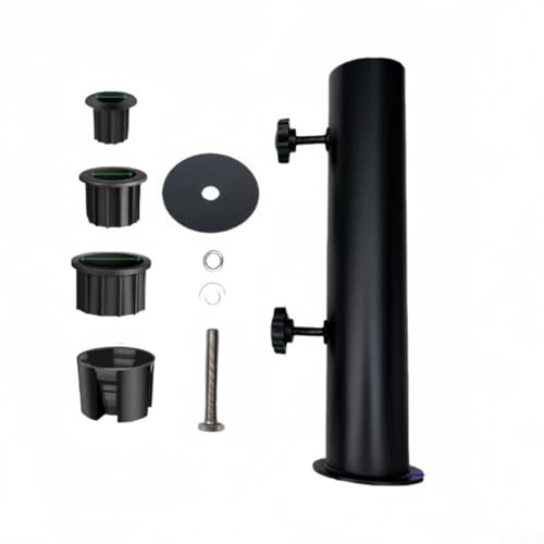 Terrassenschirm-Halter, Edelstahl, rostfrei, strapazierfähig, verstellbar, für den Außenbereich, Sonnenschirm-Ständer, Halterung, Sonnenschirm-Stabilisator , Zubehör (C)