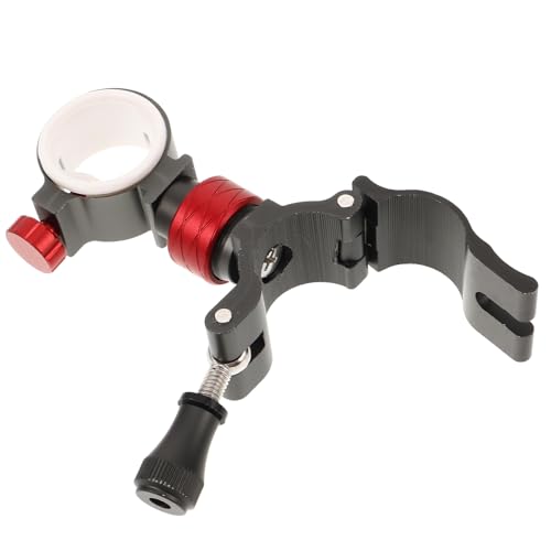 SEWACC Aluminiumlegierung Angelstuhl Schirmhalterung Metallständer Leicht Tragbar Einfach Montierbar Zubehör für Outdoor Angeln Schwarz Zufällige Farbe Zufällige Farbe