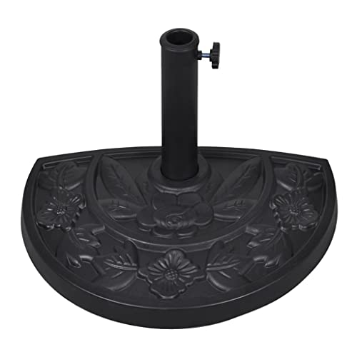 INLIFE Sonnenschirmständer halbrund Schirmfuss Ständer,9.5kg,40820