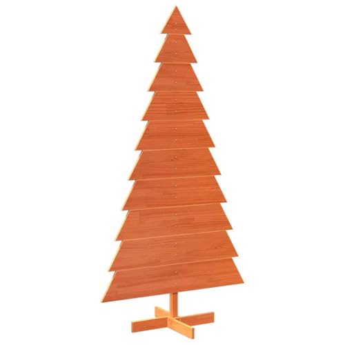 Weihnachtsbaum braun Wachs 180 cm aus massivem Kiefernholz, kangqiling858197