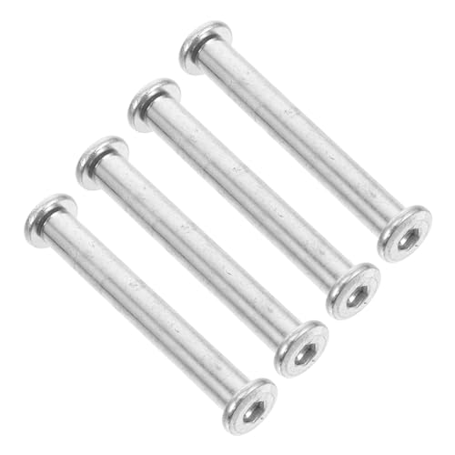 Supvox 1 Satz Zubehör Für Outdoor-regenschirme Schaftnieten Aus Metall Schrauben Sie Den Sonnenschirmständer Fest Nieten Der Klappbaren Lüfterwelle Metallschrauben Stahl Silver 4 Stück