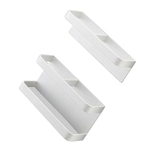 Cryfokt Magnetischer Schirmhalter, Robust, an der Wand Montiert, ohne Stanzen, Dekorativer Magnetischer Schirmständer aus Kohlenstoffstahlplatte für Hotels (elegantes Weiß)