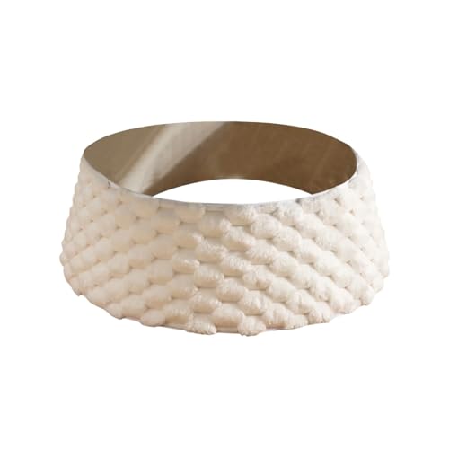 Weihnachtsbaum Kragen/Weihnachtsbaum Rock - Ø 60 cm - Weihnachtsbaumständer Weihnachtsbaumständerhü lle Weihnachtsbaumdecke Abdeckung für Christbaumständer Korb (C)