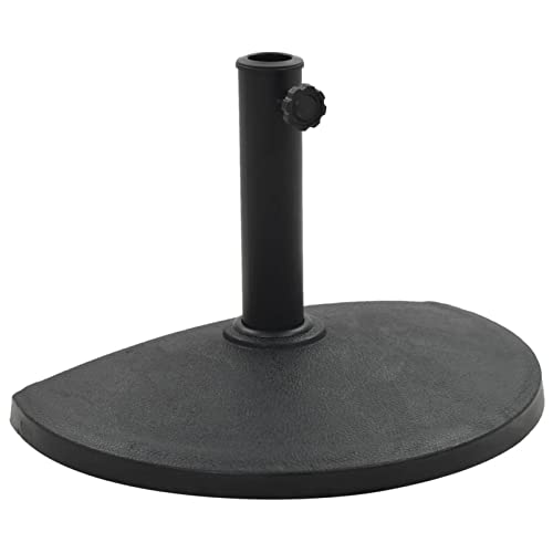 Gecheer Sonnenschirmständer Schirmständer Schirmhalter Sonnenschirmfuß Sonnenschirmhalter Schirm Ständer 9 kg Schwarz Polyharz