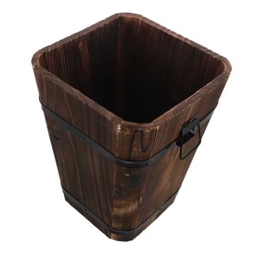 Cabilock Holz Schirmständer Für Eingangsbereich Mit Ablaufloch Regenschirmhalter Blumenkübel Gartenpflanzentopf Schirmaufbewahrungsbehäl ter Schirmhaltereimer