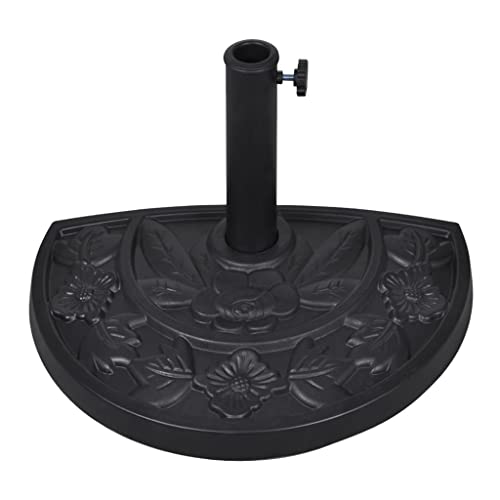 vidaXL Sonnenschirmständer Halbrund 9 kg Schirmhalter Ständer