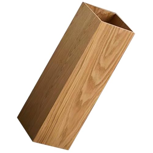 OSOLADY Holz Regenschirmhalter Eimer für Eingang Stabiler Schirmständer zur Regenschirmaufbewahrung Langlebige Schirmaufbewahrung für Haus Büro und Rustikales Design