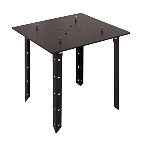 Bodenplatte für XXL-Sonnenschirm HWC-D20, A96 und Meran Pro, Bodenanker Pfostenträger Sonnenschirmständer, Metall 24kg