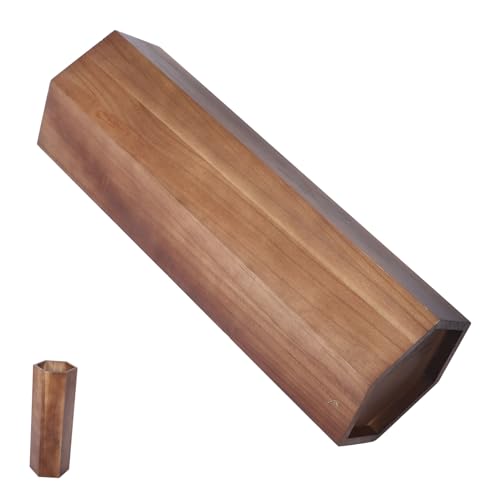 VINTORKY Holz Regenschirmhalter Freistehend Stabiler Schirmständer für Eingang Multifunktionale Aufbewahrung für Regenschirme Gehstöcke Robustes Design aus Hochwertigem Holz