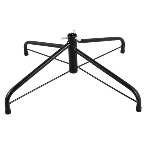 DOITOOL Weihnachtsbaumständer aus Stabilem Metall Faltbarer Halter für Künstliche Bäume bis Stangen Robust und Installieren für Weihnachtsdeko und Vielseitige Nutzung