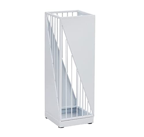 WUNMSKZR Schirmständer, Regenschirm Europäischer Stil Mode Metall Schirmständer Home Elegante Eisenkunst Regenschirm Aufbewahrungseimer Schirmständer Schirmständer Regenschirm Organisieren/D-Weiß/20