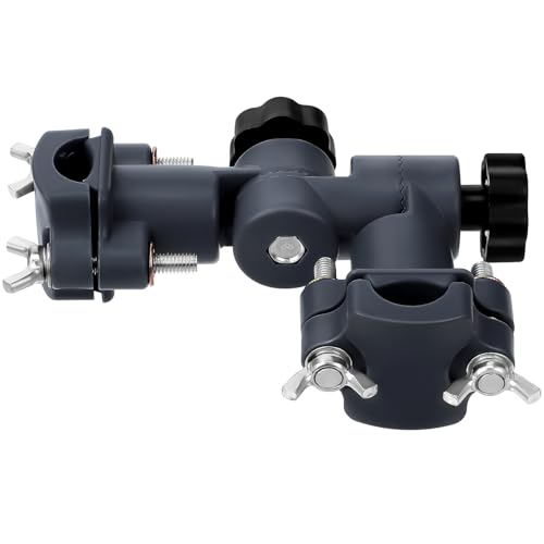 DOITOOL Sonnenschirmständer Angelstuhlhalterung Drehbar aus Robustem Abs Kunststoff Universell Passend für Angelschirme Verstellbar und Leicht Montierbar Zubehör für Angelstuhl und Outdoor