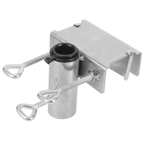 ifundom Heavy Duty Sonnenschirmhalter Stabiler Metallständer für Terrasse und Camping Halterung für Angelschirme zu Installieren und Vielseitig Verwendbar