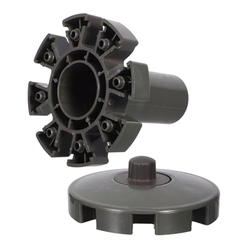 SEWOART Outdoor Patio Sonnenschirm Ersatzteil mit Sockelstopfen und Drehknopf Passend für Sonnenschirmhalter im Garten Terrasse und Strand Einfache Befestigung Windstabil