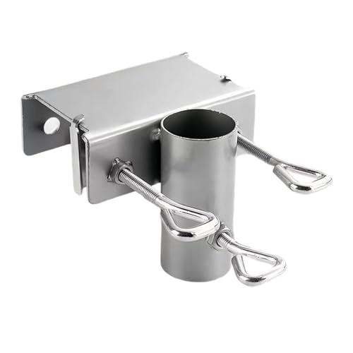 Zxfdsfdbnm Robuster Sonnenschirmhalter aus Metall für Stabilität Freien mit Schnellmontagesystemen und anpassbarem Befestigungsdesign. Rostfreie Schirmverankerung