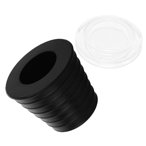 Yardenfun Terrassenschirm Steckerset aus langlebigem Silikon mit transparentem Lochring und wetterfestem Keil stabiler Sonnenschirmhalter für Gartentisch einfache Befestigung passend für