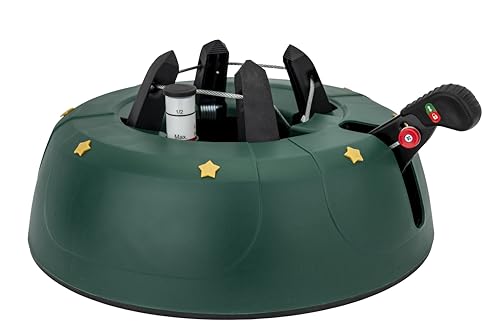 Star Max Modell 2018 Christbaumständer by F H S, Model Start 2, für Baumhöhe bis 2,5 m, Weihnachtsbaumständer Fuhebelfunktion Einseiltechnik, 2,5 Liter Wassertank, 2.5 liters, Grün, 2,5 L
