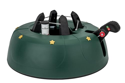 Star-Max Modell 2018 Christbaumständer by F-H-S, Model Start 2, für Baumhöhe bis 2,5 m, Weihnachtsbaumständer mit Fuhebelfunktion und Einseiltechnik, 2,5 Liter Wassertank, 2.5 liters, Grün, 2,5 L