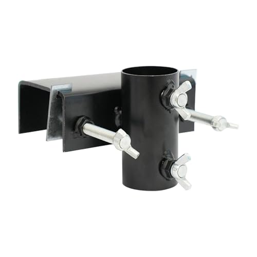 Sharplace Sonnenschirmhalter für den Außenbereich, Sonnenschirm-Klemmhalteru ng, Metall, robuste Terrassenschirmklemme für Pool, Bootsdeck, Hofgeländerpfosten, Vertikale Sharplace Sonnenschirmhalter für den Außenbereich, Sonnenschirm-Klemmhalteru ng, Metall, robuste Terrassenschirmklemme für Pool, Bootsdeck, Hofgeländerpfosten, Vertikale