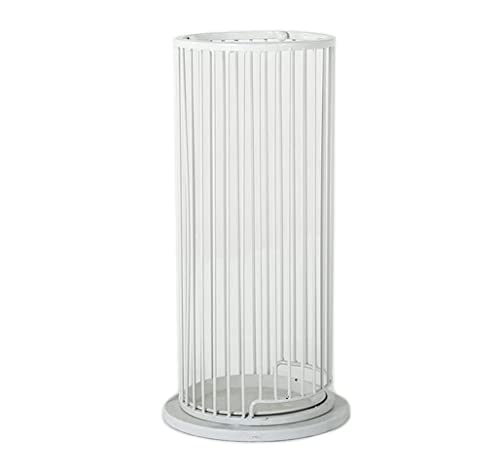 WUNMSKZR Schirmständer, Schirmhalter Nordischer Schirmständer aus Eisen mit Marmorsockel, Schirmhalter, Organizer, Ständer, Restaurant-Schirmständer für Büro, Zuhause, Türrahmen/C-Weiß