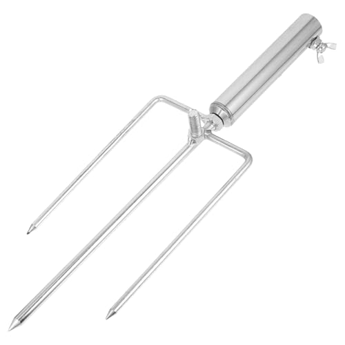Milisten Edelstahl Erdspieß für Sonnenschirme und Angelschirme Sandanker mit Einfacher Installation Wetterfester Schirmständer für Strand Garten und Lockeren Boden Robuster Outdoorspieß