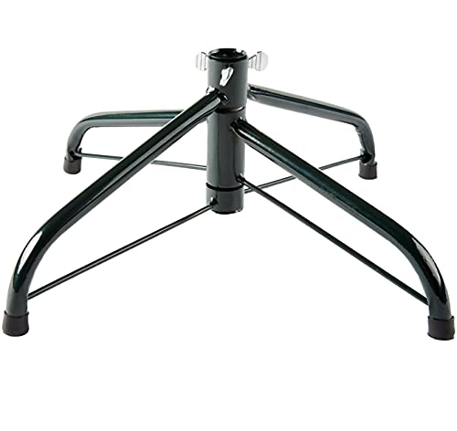 REDSTAR Weihnachtsbaumständer 35 cm oder 45 cm Basis für 120 cm oder 180 cm künstlicher Weihnachtsbaum, stabiles Metall, zusammenklappbar, grün (35 cm)
