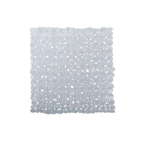 MSV Duschmatte Badematte Duscheinlage antibakteriell rutschfest mit Saugnäpfen - Transparent - ca. 53 x 53 cm